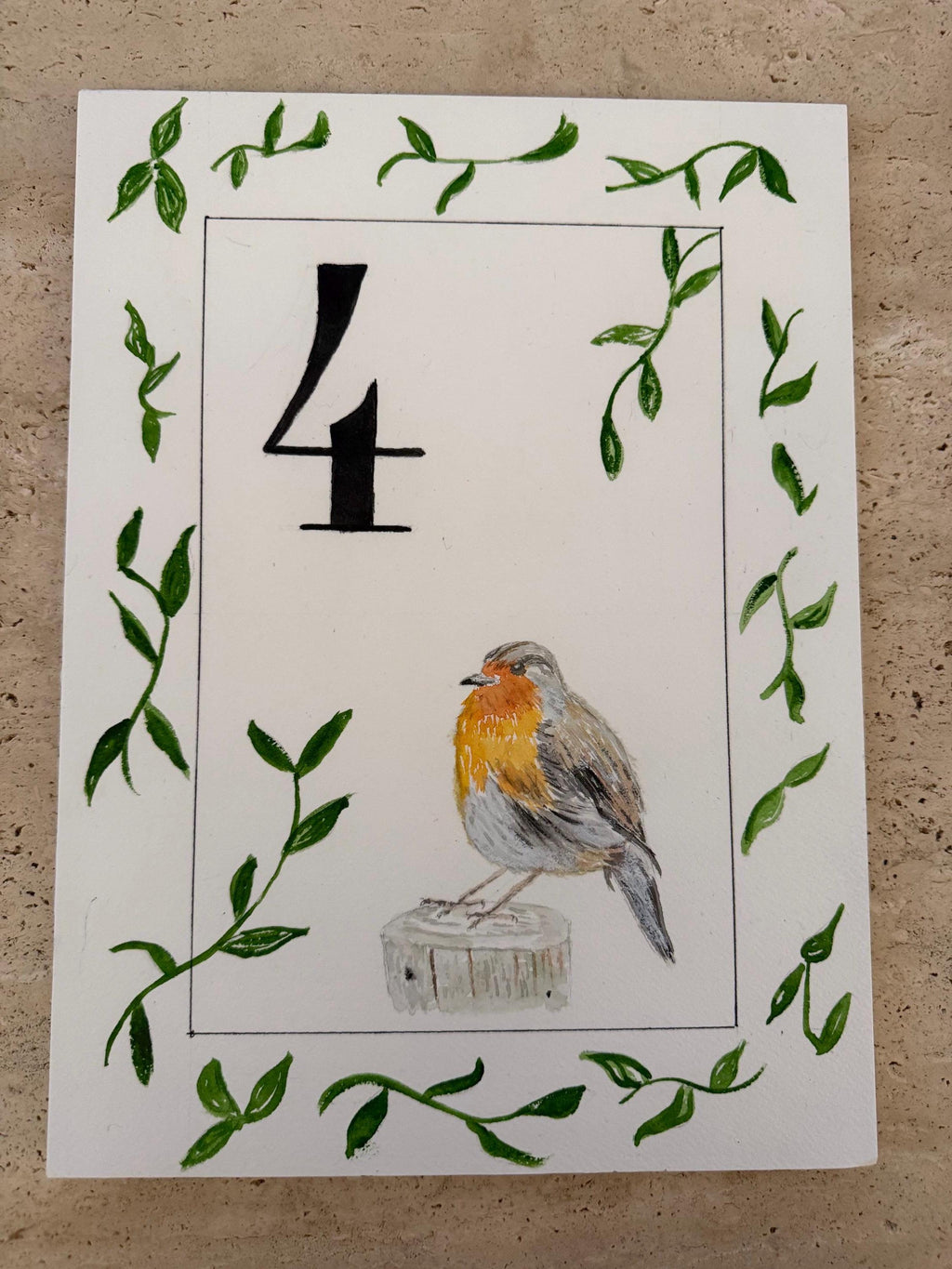 Set of 12 custom watercolor baby milestone cards. One per month.
