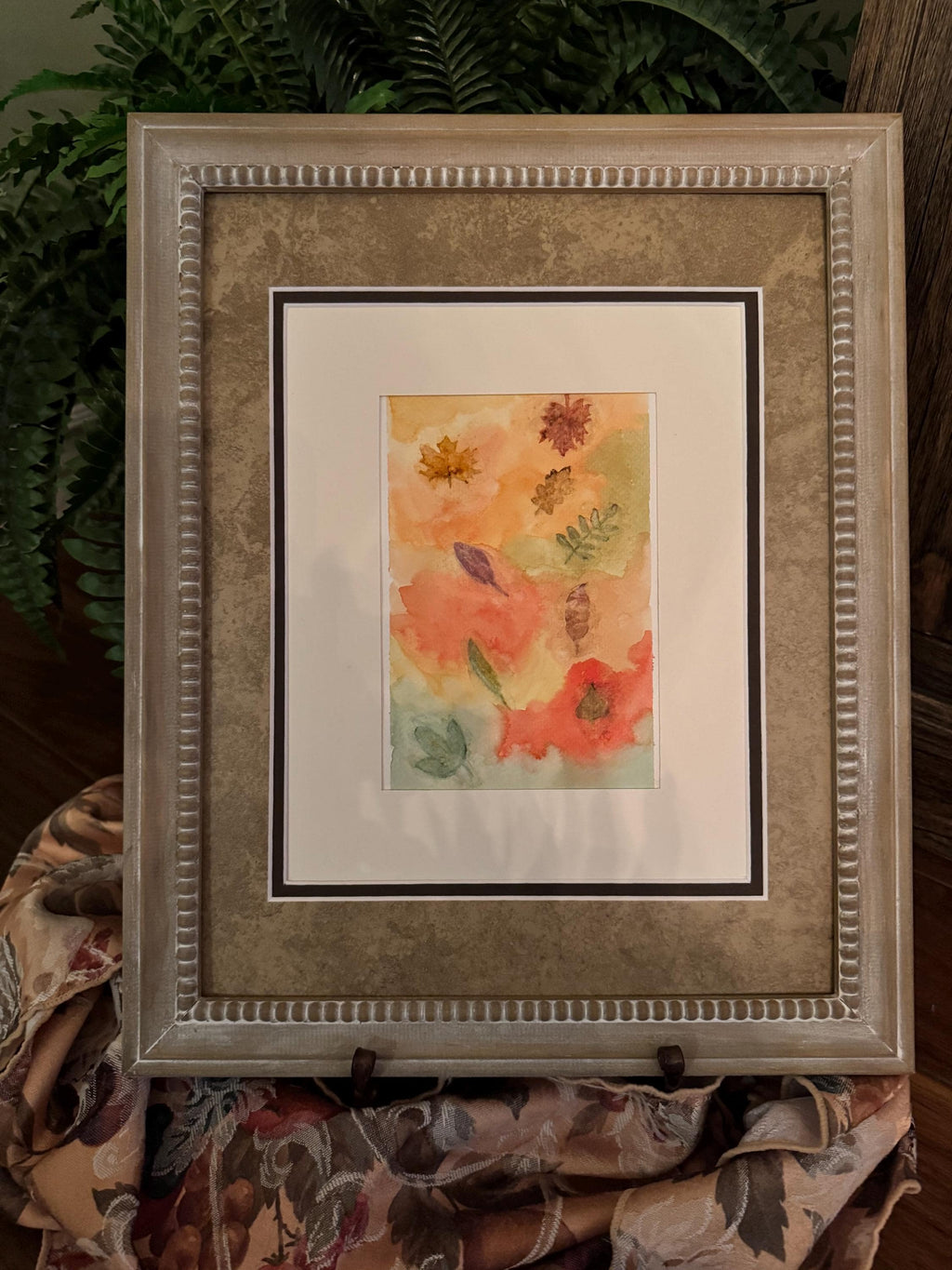 Fall leaves- a handpainted watercolor