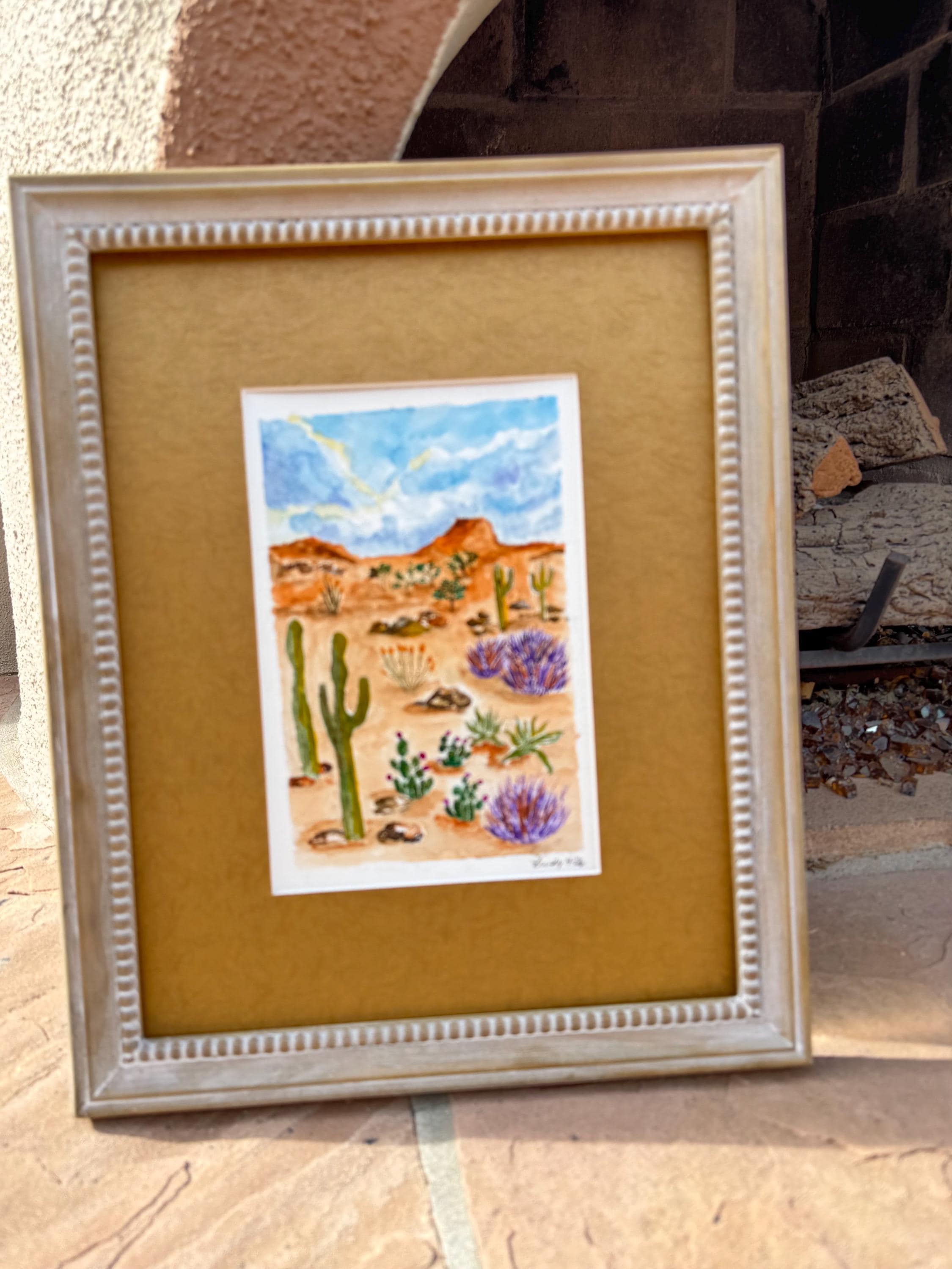 Purple sage in the Desert