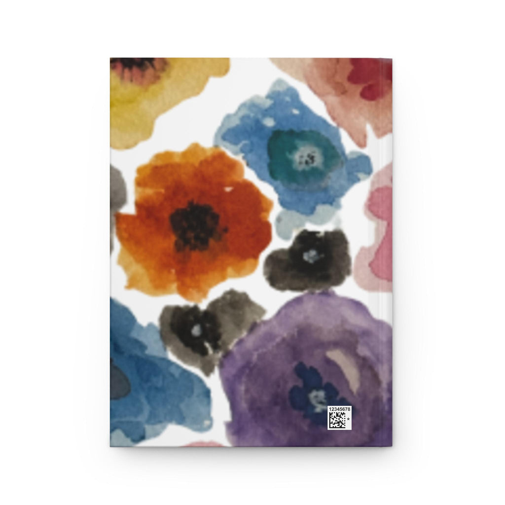 Floral Hardcover Journal - Vibrant Watercolor Design, Gift for Writers, Sketchbook, Daily Planner, Floral Notebook